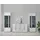 Home Affaire Wohnwand HOME AFFAIRE "Cantara, moderne Anbauwand, Wohnzimmer-Set, in Eiche Evoke oder Weiß", weiß, B:290cm H:270cm T:42cm, Holzwerkstoff, Kastenmöbel-Sets, Wohnwand, enthält zwei Vitrinen und ein Sideboard