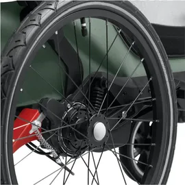 hauck Bike N Walk Duo Fahrradanhänger grün 2023