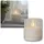 Star Trading LED Kerze Flamme Romb 10 cm weiß