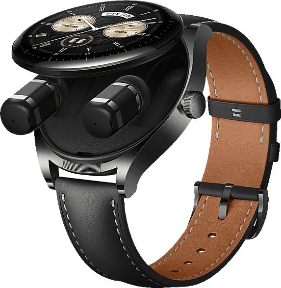 HUAWEI WATCH Buds Smartwatch Leder, 140-210, Schwarz