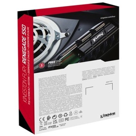 Kingston FURY RENEGADE SSD 1TB, M.2 2280 / M-Key / PCIe 4.0 x4, Kühlkörper (SFYRSK/1000G)
