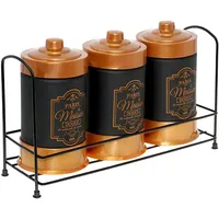 Lashuma Dosen Set 3 teilig, Teedosen aus Glas 660