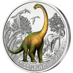 Einzelartikel: 3-Euro-Dino-Taler „Argentinosaurus“