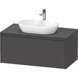 Duravit „Ketho.2“ Waschtischunterbau, 1000x459x550mm, K248860, Farbe: Graphit Matt