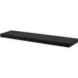 DOLLE Wandregal 115 x 25 x 5 cm Schwarz