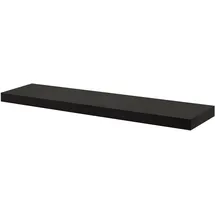 DOLLE Wandregal 115 x 25 x 5 cm Schwarz
