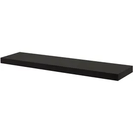 DOLLE Wandregal 115 x 25 x 5 cm Schwarz