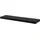 DOLLE Wandregal 115 x 25 x 5 cm Schwarz
