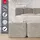 Fdm CLOUDY 140 x 200 cm grau