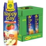 Rauch Happy Day Winterapfel | alkoholfreier Punsch | heiß und kalt ein Genuss | Apfel mit Zimt und Kardamom | 6x 1l Tetra Prisma