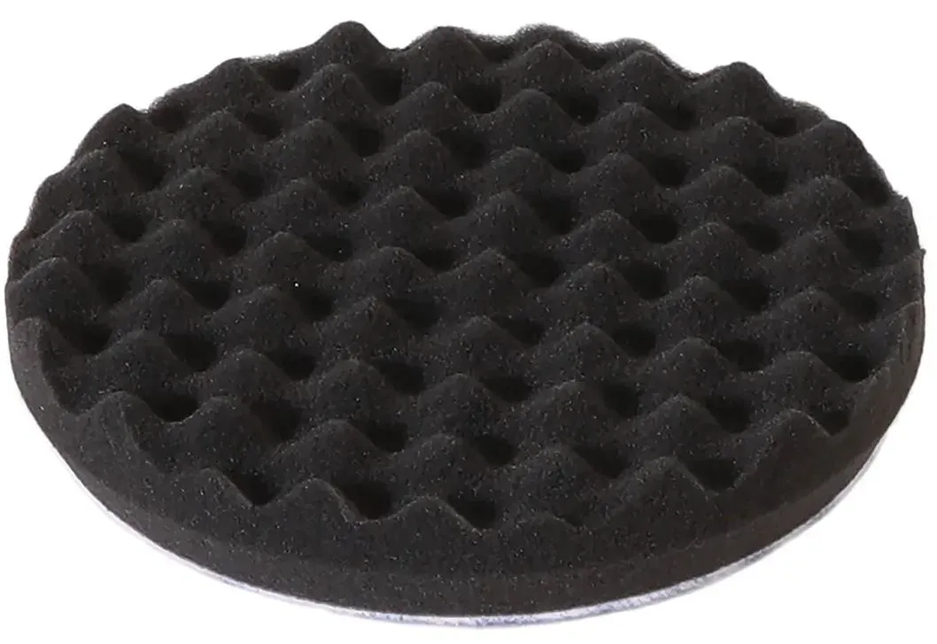 Mirka Schaumstoffpad Pro Medium 150mm Schwarz Gewaffelt 2/Pack