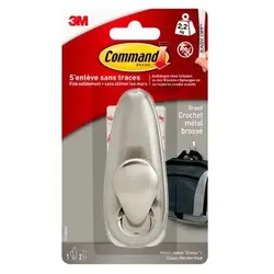 3M Command, Indoor, Universalhaken, Silber, Metall, Klebestreifen, 2,2 kg