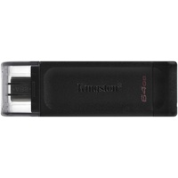 Kingston DataTraveler 70 64 GB schwarz USB-C 3.2
