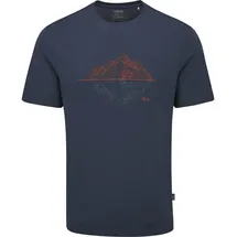 Rab Crimp Reflection Herren T-Shirt, blau - XL