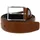 Strellson Gürtel Leder 3,5 Braun/Silber 110