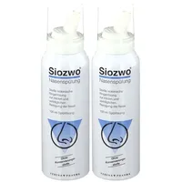 Siozwo Nasenspülung Konservierungsstofffrei 2x 2x100 ml Spüllösung