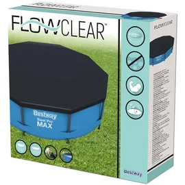 BESTWAY Pool-Abdeckplane Flowclear grau 305 cm