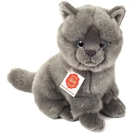 Teddy-Hermann Teddy Hermann Kartäuser Katze sitzend 20 cm Beige