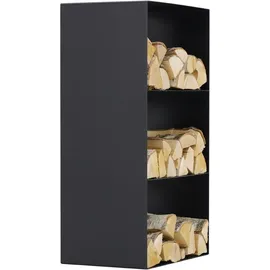 Magnus Brennholzregal R147 Stahl 45 x 30 x 80 cm Schwarz