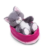 NICI Kuscheltier Katze 12 cm Grau