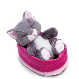 NICI Kuscheltier Katze 12 cm Grau