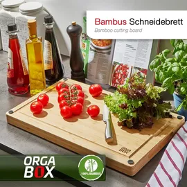 SOTech ORGA-BOX Schneidebrett Bambus 1-St 50 x 30 x 3,2 cm Braun
