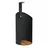 vidaXL Gartendusche schwarz 100x100x241,5 cm