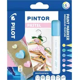 Pilot Pen PILOT Kreativmarker Pintor Pastel Paint Marker 6 pcs