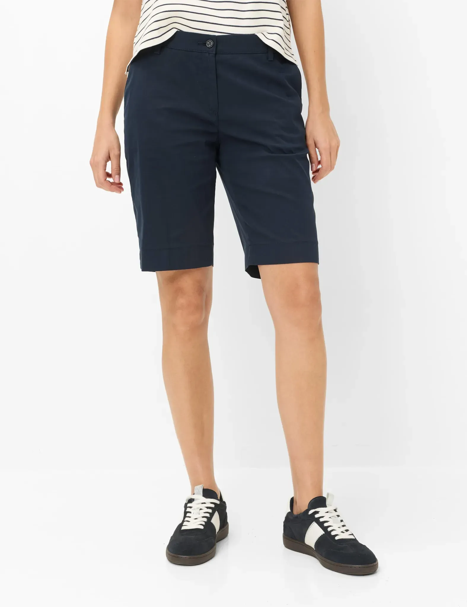 Brax Damen Bermuda Style MIA B NAVY, dunkelblau, Gr. 48