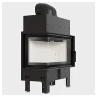 Kratki Kamineinsatz aus Stahl FLOKI M links 10 kW