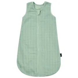 Alvi Mull-Schlafsack Baby Schlafsack, 0.5 TOG für den Sommer, 100% Baumwolle, atmungsaktiv Uni Granite, 100cm - 100
