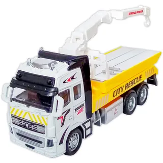 Toi-Toys ABSCHLEPPWAGEN 20cm mit Rückzugmotor Modellauto Auto Spielzeugauto Metal Spielzeug Kinder Geschenk 04