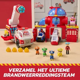 Spin Master PAW Patrol Fire Rescue - Marshalls Deluxe Feuerwehr-Truck mit Marshall Hundefigur