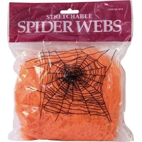 Europalms Halloween Spinnennetz orange 100g