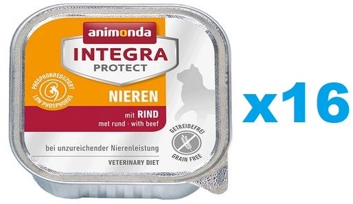 ANIMONDA Integra Protect Nieren mit Rindfleisch 16x 100 g