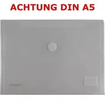 FolderSys Dokumententasche DIN A5 transparent glatt 0,20 mm, 1 St.