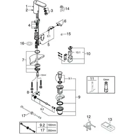 Grohe Eurosmart CE Sensor-Armatur chrom 36331001
