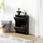 [en.casa] Sokndal 50 x 71 x 15 cm schwarz / schwarz