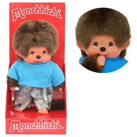 Sekiguchi Monchhichi Junge mit Jeans 20 cm Blau