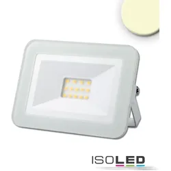 ISOLED LED Fluter PAD 10W, IP65, SMD, Alu-Druckguss, weiß, 10W 3000K 1020lm 120°, 30cm Kabel (offen) ISO-115106