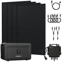Growatt NOAH 2000 Balkonkraftwerk mit Speicher, 2048/4096/6144/8192Wh, 890/1000/1780/2000W Bifaziale