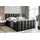 altdecor Boxspringbett BOXI1-Z KING 160 x 200 cm H3/H4 Schwarz