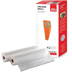 Solis Vakuumierfolie 2 Rollen BPA-frei, 600x30 cm, Dicke 110 μm