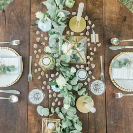 Relaxdays Marmorkies weiß 15-25 mm Weiß