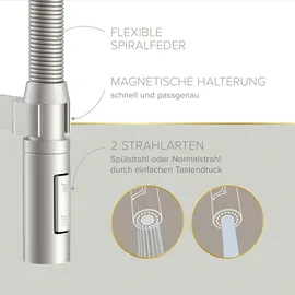 Lenz Aluna Küchenarmatur Edelstahl