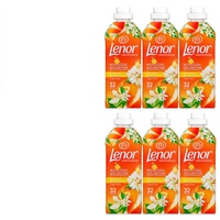 (1L|6,25) 6x800ml Lenor Weichspüler Wohlfühl Kollektion Orange & Verbene  192WL