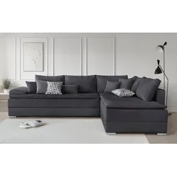 INOSIGN Ecksofa »Night & Day L-Form mit Dauer-Schlaffunktion mit Armlehne«, 6380334563803345 INOSIGN schwarz
