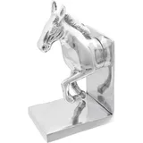 vidaXL Buchstütze Aluminium 11x14x25 cm Silber 2 St.
