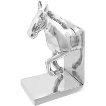 vidaXL Buchstütze Aluminium 11x14x25 cm Silber 2 St.