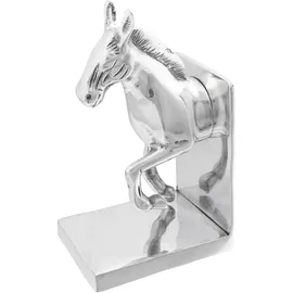 vidaXL Buchstütze Aluminium 11x14x25 cm Silber 2 St.